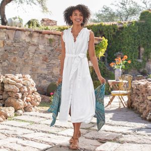 Antoinette Linen Dress